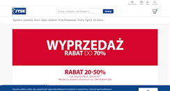 Desktop Screenshot of jysk.pl