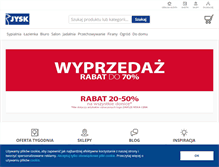 Tablet Screenshot of jysk.pl