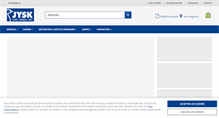 Desktop Screenshot of jysk.fr