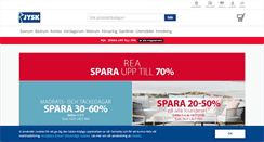 Desktop Screenshot of jysk.se