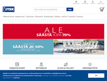 Tablet Screenshot of jysk.fi