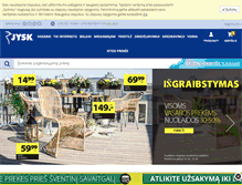 Tablet Screenshot of jysk.lt